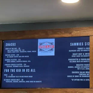 Menu as of June 2024.
