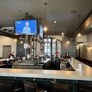 Bar area at Spoke and Barrel in Mandeville