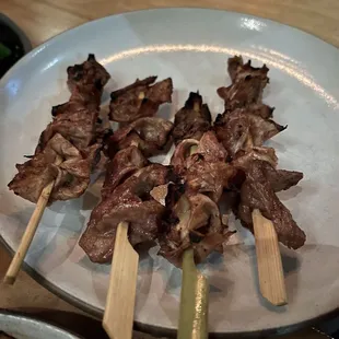 Beef muscle membrane skewers