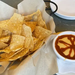 Chips and queso