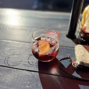 Sangria with splash of Prosecco