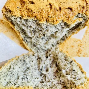 Black Sesame sponge cake