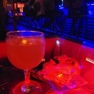 Upstairs bar and the Sinister Sider