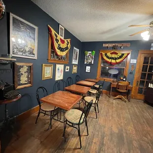 tables and chairs