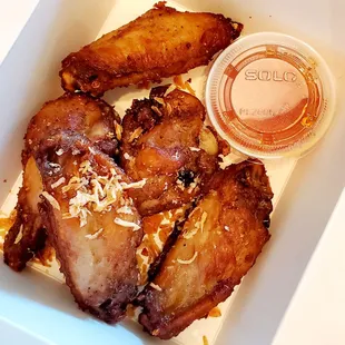 Tasty dry rub chicken wings