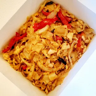 Pad Kee Mao with chicken
