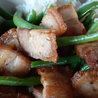 Stir fried pork belly (a la carte) no rice