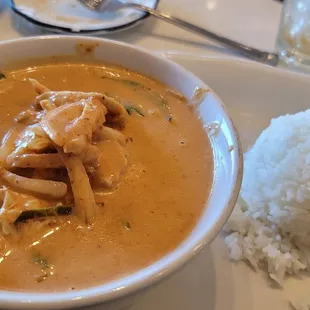 Panang Curry Shrimp