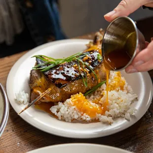 Chicken Inasal w/ Anatto Schmaltz