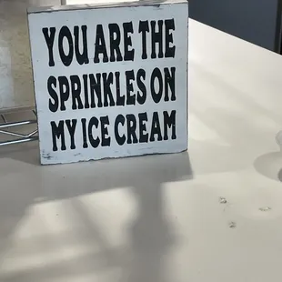 Sprinkles for frozen yogurt