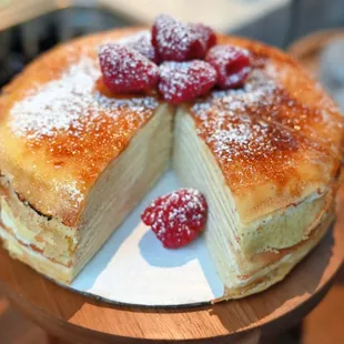 Vanilla crepe cake - always a must-get item
