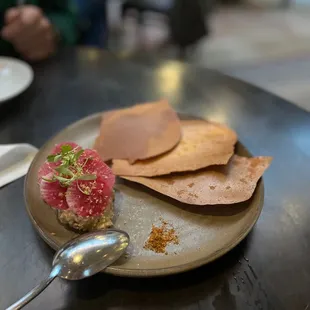 Bison Tartare. This was our favorite!