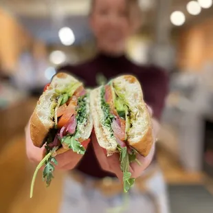 The Lousy Hunter (sans turkey) is a favorite vegan option