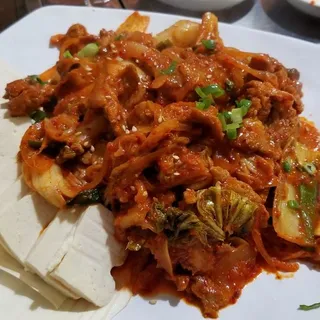 Pan-Fried Pork with Kimchi