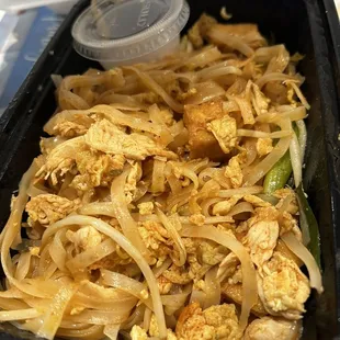 Pad Thai with chicken- so good!