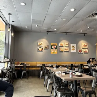 Inside the restaurant