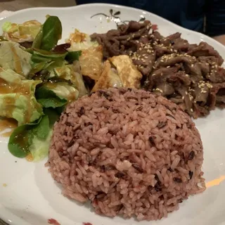 BBQ Rice Plate
