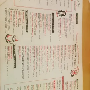 Menu - Beverages