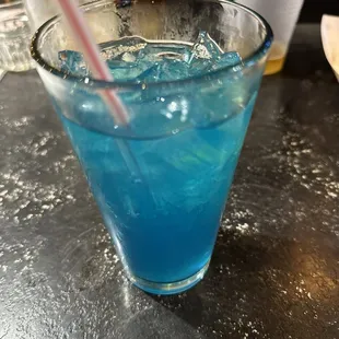 A fun drink the bartender was making off Pinterest