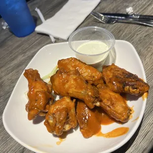 Wings hot AF! Not so hot actually
