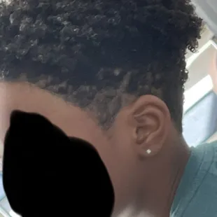 Created her own hair line.