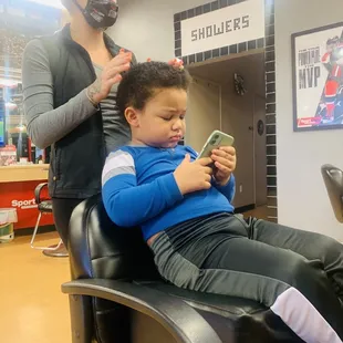 3 year old 1st haircut