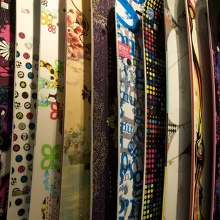 Just a glimpse of our snowboard selection.