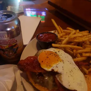 that's a spicy burger!