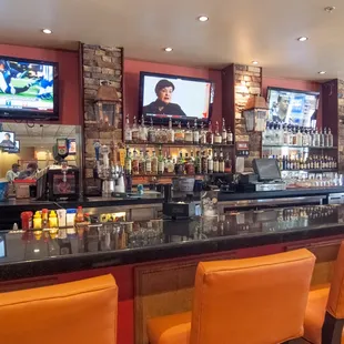 televisions on the wall