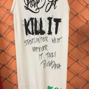 Signed by Big Rich. &quot;Sportlander West whatever it takes&quot;