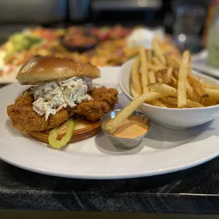 Nashville Hot Spicy Chicken Sandwhich. Not spicy