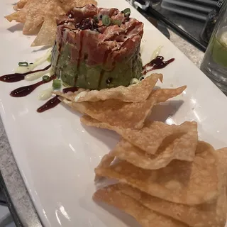 Tuna Poke Nachos
