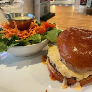 Pimento cheese burger