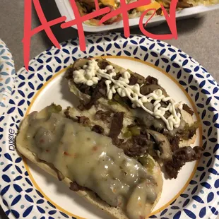 Same philly sandwich but after I had to add more items back on from my own refrigerator.