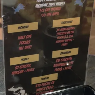 Specials as of 1/2022