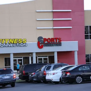 front of the building