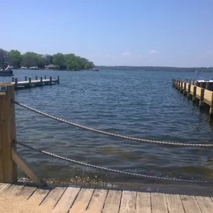 View from the beach bar