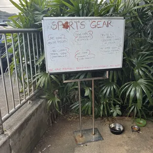 List of items they sell inside