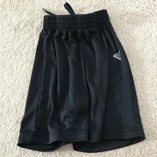 Youth sport shorts with no pockets (as the league requested)