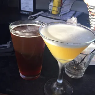 Ira beer &amp; whipped tini