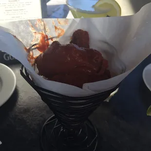 Barbecue chicken wings