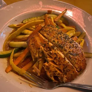 Lemon Maple Glazed Salmon