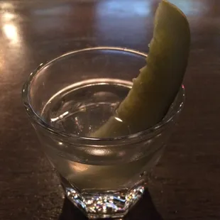 Adam makes the best pickle shot!!