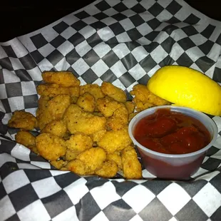 Popcorn shrimp happy hour