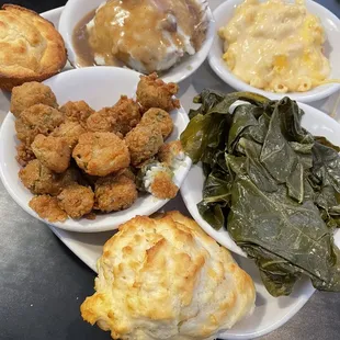 4 vegetables plate