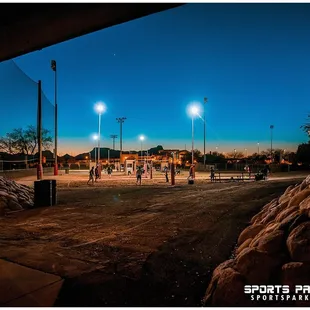 Beautiful nights at Sports Park.
