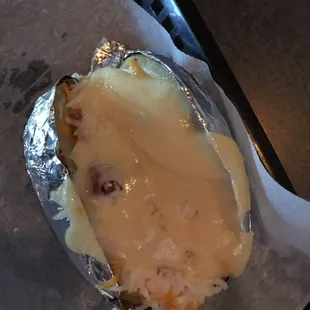 3 cheese baked potato