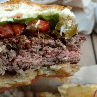 Decent burger...wish they would cook to order