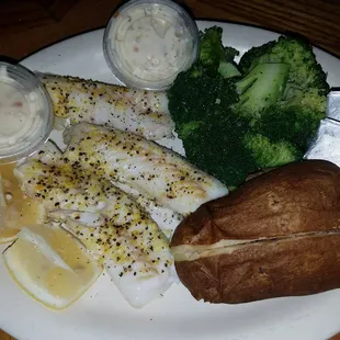 Baked fish! Yummy!