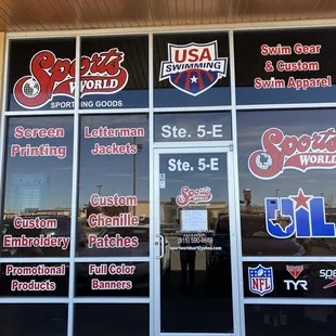 Front of the store with ours posted. However the real hours are a crapshoot don&apos;t pay attention to the sign.